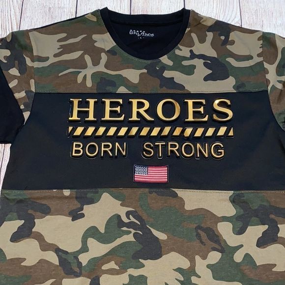 Galaxy by Harvic Heroes Strong 3D Camo T-Shirt Tee‎ - Picture 2 of 8